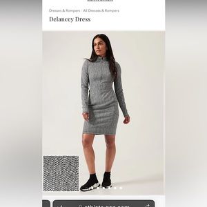 Athleta Delancey Textured dress size M. Worn once, brand new condition.